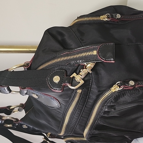 MZ WALLACE Belle Bedford Nylon Tote Handbag Medium Size Purse Zippers Black - Picture 4 of 16